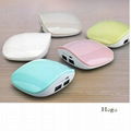 sea shell 4000mah External usb safety power bank