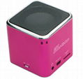 Bluetooth mini bass cube speaker 1