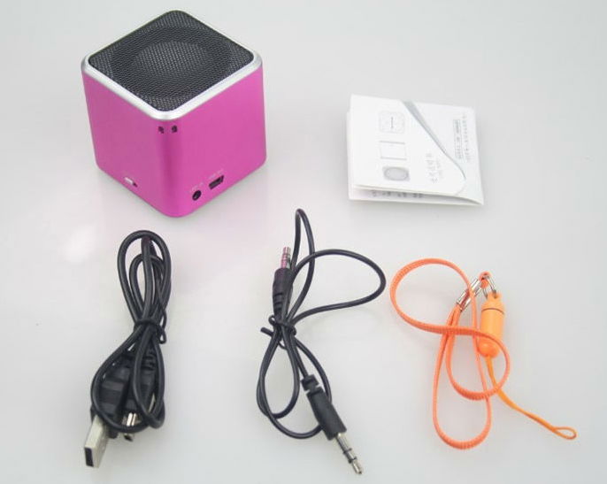 Bluetooth mini bass cube speaker 5