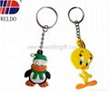 2013 Christmas gift fashion PVC key chain 3