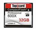 Super Stability CF card memory 32gb 600x