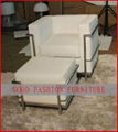Living Room Chair (Le Corbusier Sofa) 1