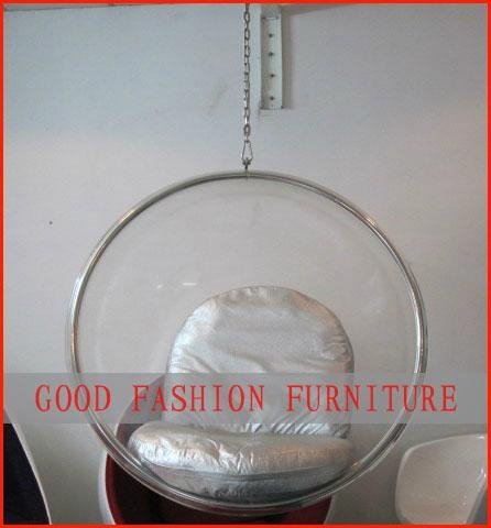 Acrylic hanging bubble chair