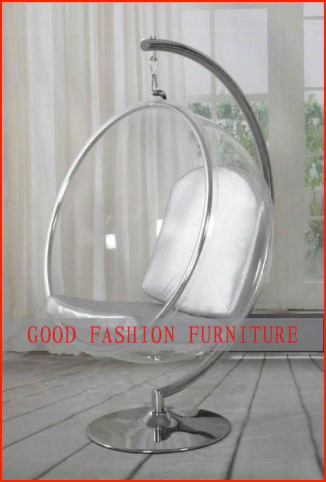 Acrylic hanging bubble chair 4