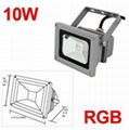 High Quality 10w 12v RGB led flood light 1