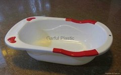 PP plastic baby bath tub new design