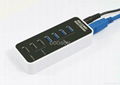 USB 3.0 Combo(4-Port USB3.0 HUB;2-port 5V,1A;1-Port 5V,2A) 3