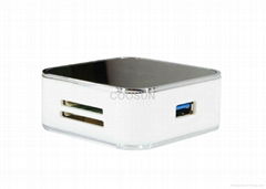 All in one USB 3.0 card reader