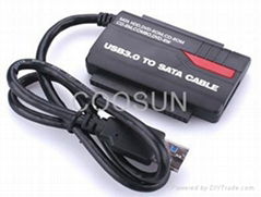 USB 3.0 to 2.5"/3.5" SATA adapter with