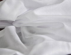 High Twisted 100% Polyester spun grey Voile Fabric