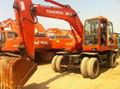 Used Doosan/Deawoo Wheeled Excavator