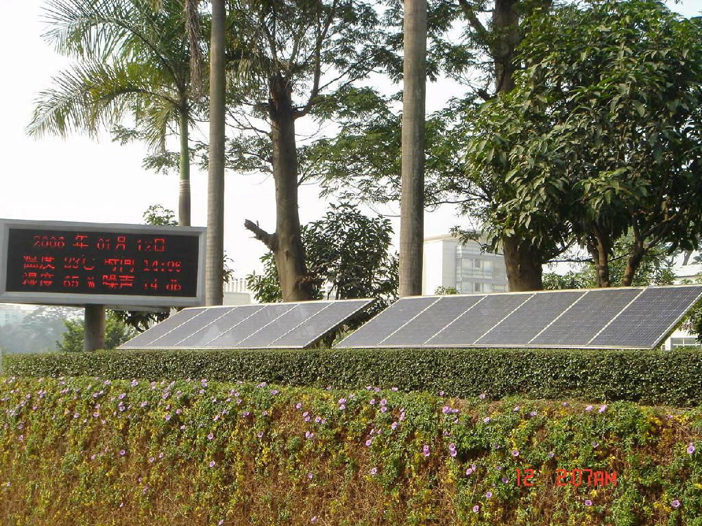 Solar energy advertisement billboard 2