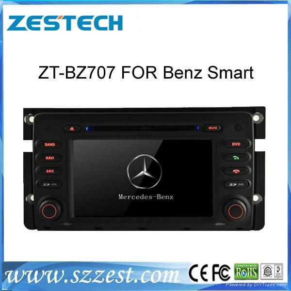 ZESTECH car dvd player for Benz Smart with radio gps navi, digital tv