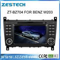 ZESTECH Double din car dvd radio for BENZ W203 built in gps 1