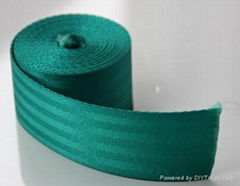 Nylon seatbelt webbing