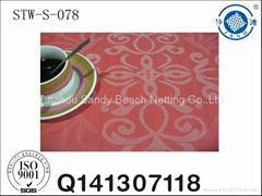 jacquard table pad placemats