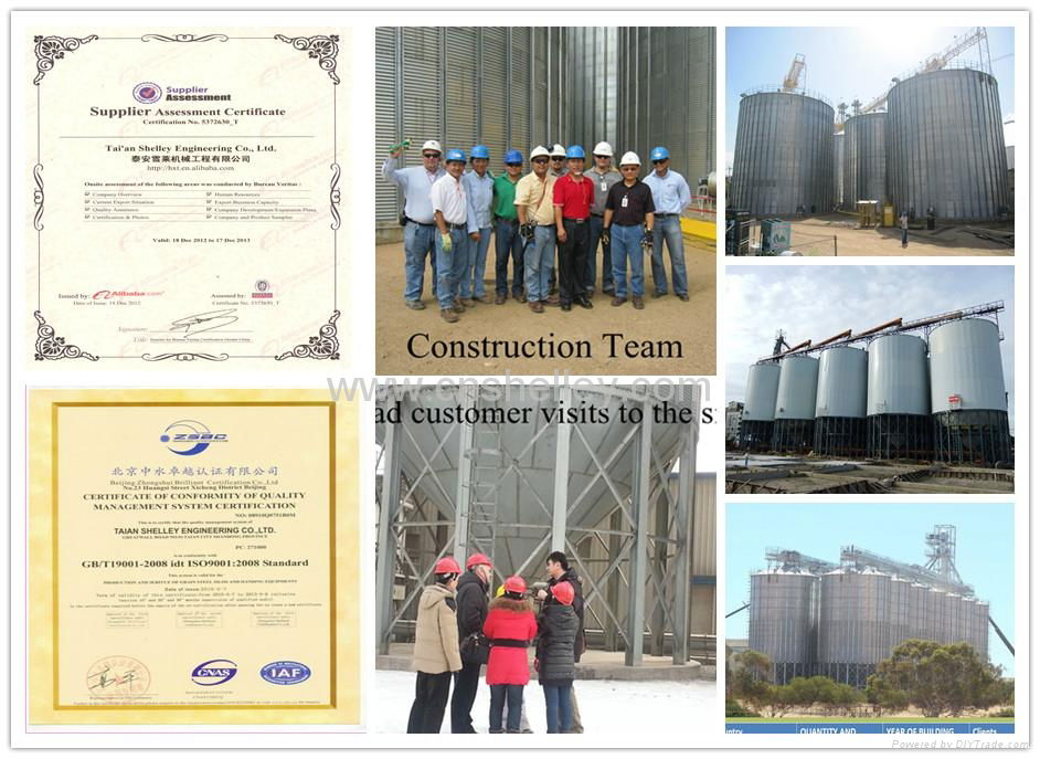 4985tons steel silo with corn storage 2