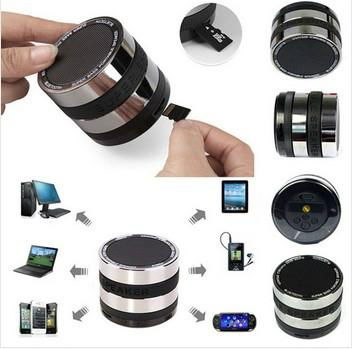 Mini Camera Lens Portable Hands-free Wireless Stereo Bluetooth Speaker For iPhon