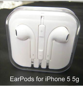 Multicolor Original EarPods Earphone Remote & Mic For Apple IPhone 5 5G