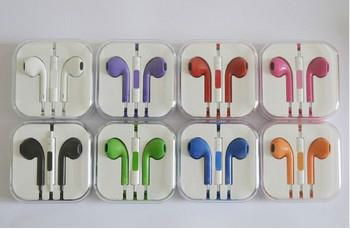 Multicolor Original EarPods Earphone Remote & Mic For Apple IPhone 5 5G 2