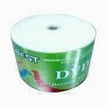 Blank DVD+/-R up to 8 record speed 4.7GB