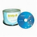 Blank DVD+/-R up to 8 record speed 4.7GB storage capacity 120minutes  3