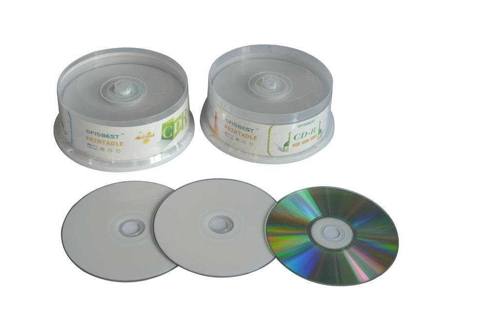 Blank CD-R 52X 700MB 80minutes playing time 5