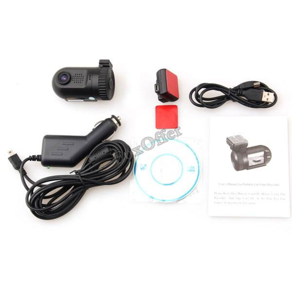 Mini 0801 Ambarella A2S60 1080P Car DVR 5