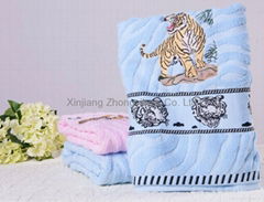 pure cotton bath towel factory direct sell