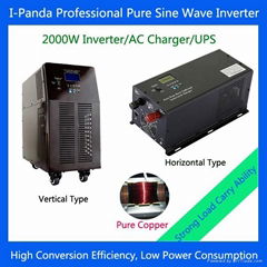 2000w Pure Sine Wave Inverter DC 12V 24V 48V Off Grid Solar Inverter