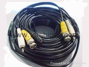 1BNC+1RCA+1DC to 1BNC+1RCA+1DC Audio Video Power Security Camera Cable with BNC 