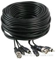 1BNC+1RCA+1DC to 1BNC+1RCA+1DC Audio Video Power Security Camera Cable with BNC  2
