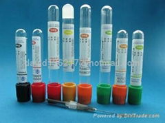 Vaccum blood collection tube