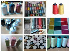 100% polyester embroidery thread 40 wt 1000m or 5000m per spool