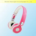 Fashionable colorful headphone for