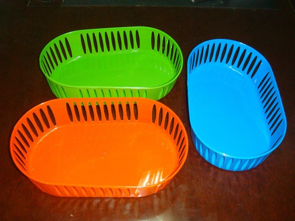 plastic basket set 2
