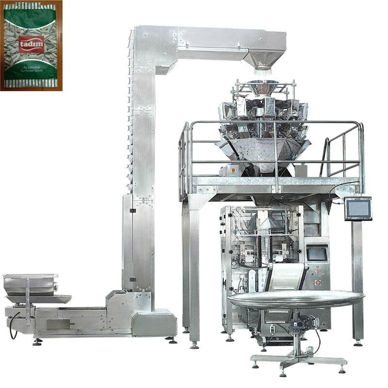potato chips large vertical combined weighing packing machine 