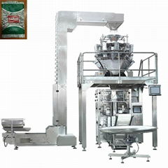 potato chips large vertical combined weighing packing machine