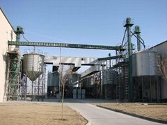 Hot dip galvanized steel silo with hopper bottom for sale