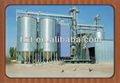 Hopper bottom steel silo with galvanized coating 