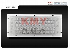 Internet Info Kiosk Stainless Steel IP65 Metal Keyboard