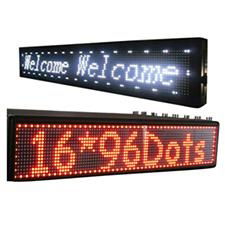 Tow line led messager sign