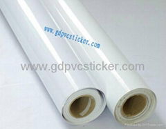 Transparent PVC vinyl film for digital printing