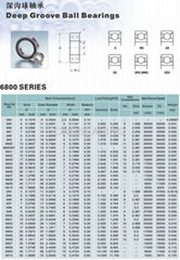 Deep Groove Ball Bearing 