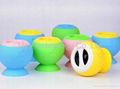 High quality Silicone sucker mushroom mini bluetooth speaker 2