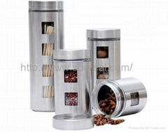 Glass Canister Set 