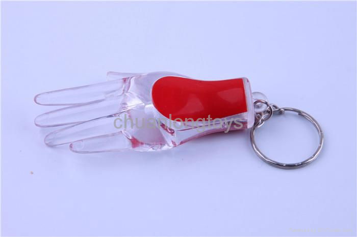 Hand 2 LED Keychain