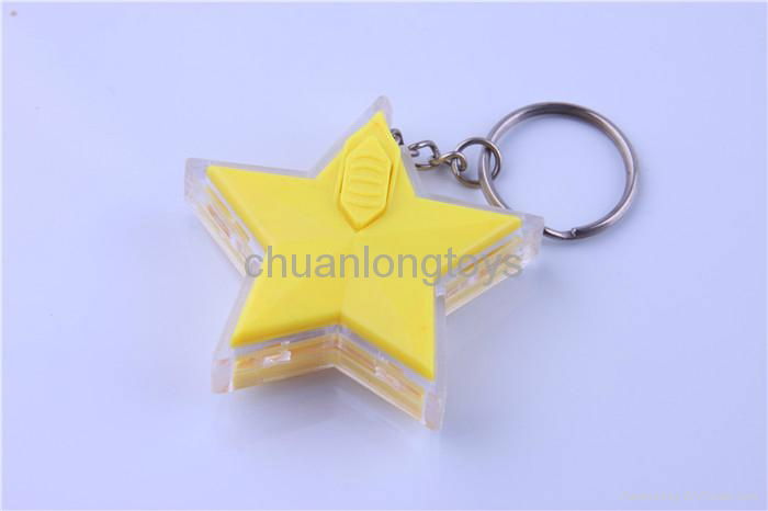 Star LED Keychain