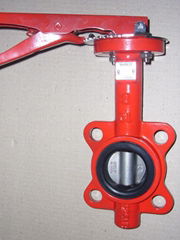 Wafer butterfly valve