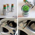 4 in 1 tyre pressure monitor valve stem cap sensor indicator alert 36PSI